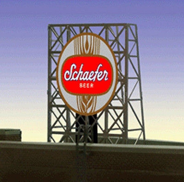 Miller Engineering 338925 N/Z Schaefer Beer Animated Rooftop Billboard