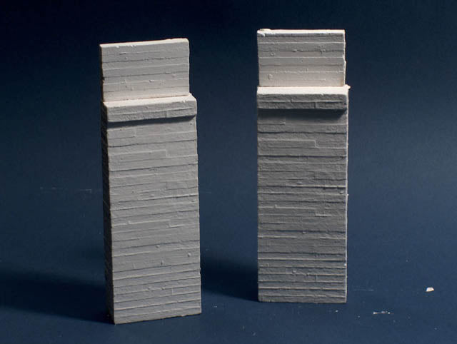AIM 124 Bridge Abutment Board Formed Poured Concrete (Pack of 2)