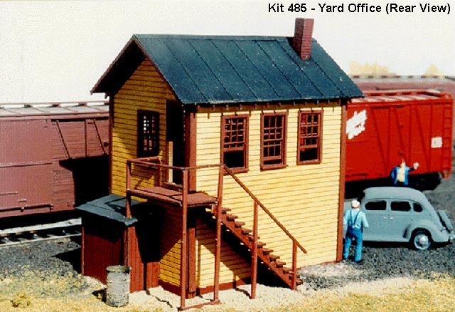 American Model Builders 485 O Scale Laser Art Yard Office Building Kit