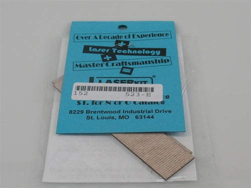 American Model Builders 523 N Laser-Cut Wood Deck for Flat Car (Pack of 2)
