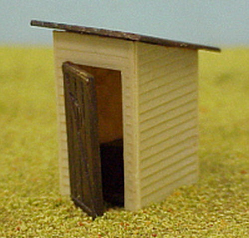 AM Models 101 HO Trackside Shanty Or Outhouse Building Kit