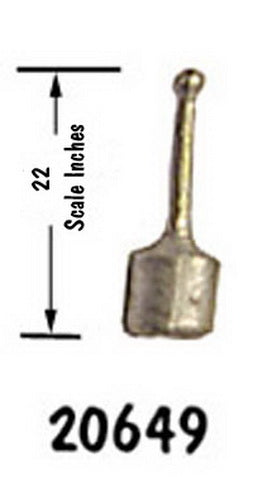 B.T.S. 20649 HO Control Lever brass