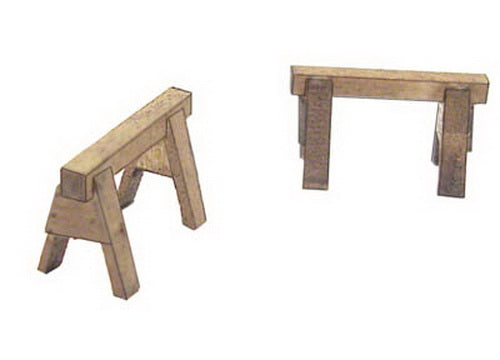 B.T.S. 3020 S Heavy-Duty Sawhorse (Pack of 4)
