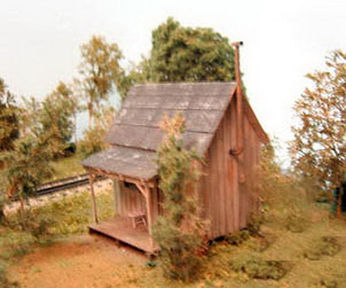 B.T.S. 27227 HO Scale Greeley's Place Cabin Creek Series Building Kit