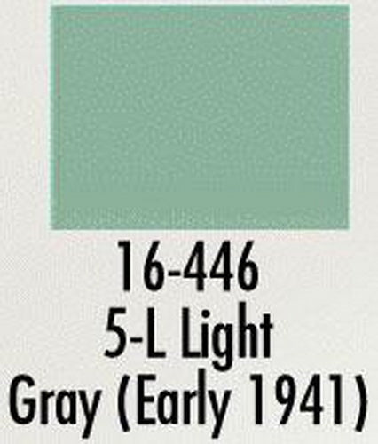 Badger 16-446 5-L Light Gray (Early 1941) Marine Acrylic Paint - 1 oz. Bottle