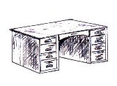 Berkshire Valley 573 O Desk Flat Top Unpainted