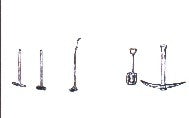 Berkshire Valley 576 O Track Gang Tool (Set of 8)