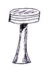 Berkshire Valley 610 O Round Top Counter Stools (8)