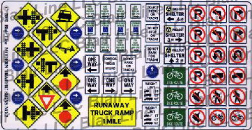 Blair Line 047 N Modern Traffic Signs