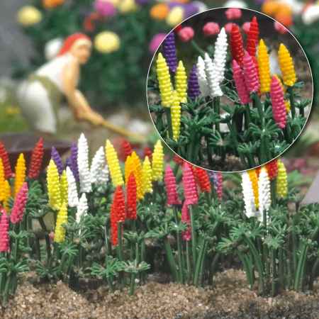 Busch 1218 HO Garden Lupines (Set of 16)