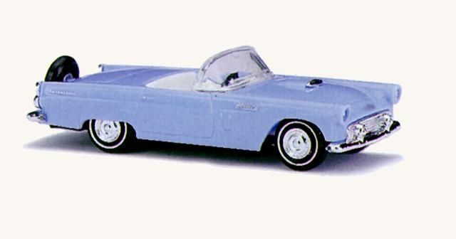 Busch 45210 HO Baby Blue '56 Ford Thunderbird Cabrio