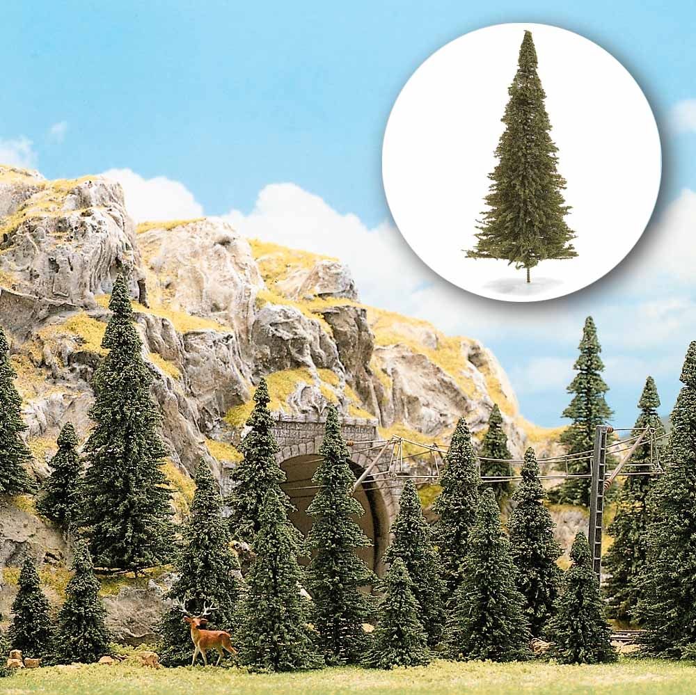 Busch 6472 HO Pine Trees (Bag of 60)