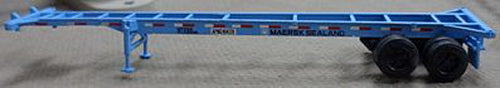 Deluxe Innovations 1091 N Maersk 40' Container Chassis (Set of 2)