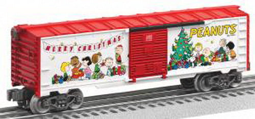 Lionel 6 15097 O Gauge USA Peanuts Christmas Boxcar Trainz