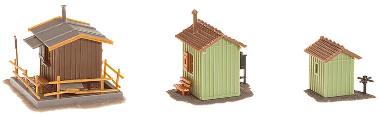 Faller 120140 HO Scale Trackside Shanties Kit (Box of 3)