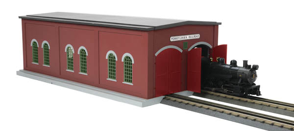 MTH 30-90424 O Scale Pennsylvania Railroad Dual Stall Engine Shed