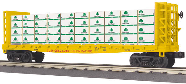 MTH 30-76452 UP FLAT CAR W/BULKHEADS
