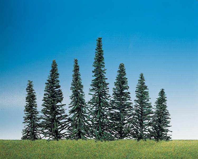 Faller 181464 HO/TT/N Assorted Fir Trees (Set of 50)