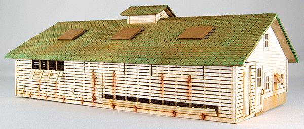 GCLaser 1908 Corn Crib/Chicken Coop HO Kit
