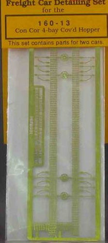 Gold Medal Models 16013 N Roofwalks For Con-Cor 4-Bay Covered Hopper