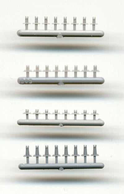 Grandt Line 5052 HO Scale 3" Queenpost Plastic Part (Pack of 24)