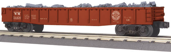 MTH 30-72098 O WM Gondola w/Junk Load