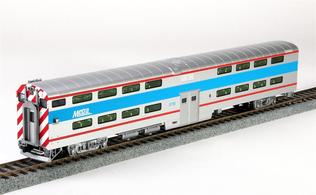 KATO HOゲージ 35-6021 Amtrak Cab Coach 鉄道模型 Kato 35-6021 HO Scale Amtrak Bi-Level Cab Coach Passenger