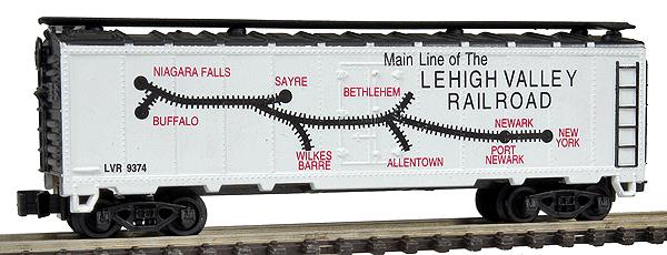 Model Power 490-83393 Lehigh Valley (Route Map) 40' Refrigerator Car #9374