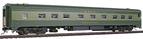 Rapido Trains 113038 HO Erie Post War 6-4-6 Sleeper (American Unity)