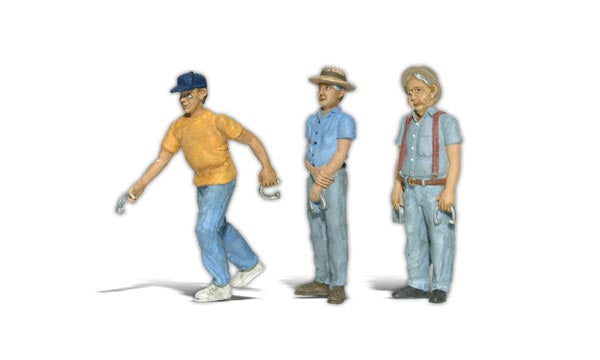 Woodland Scenics A2550 G Scenic Accents Horse Shoein' Around Figures (Set of 3)