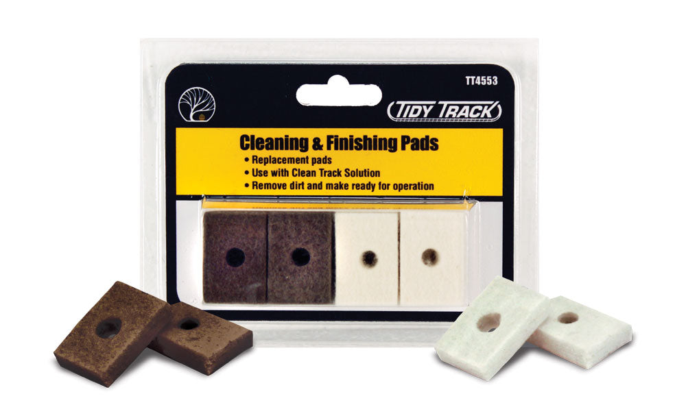 Woodland Scenics TT4553 Tidy Track Cleaning & Finishing Pads