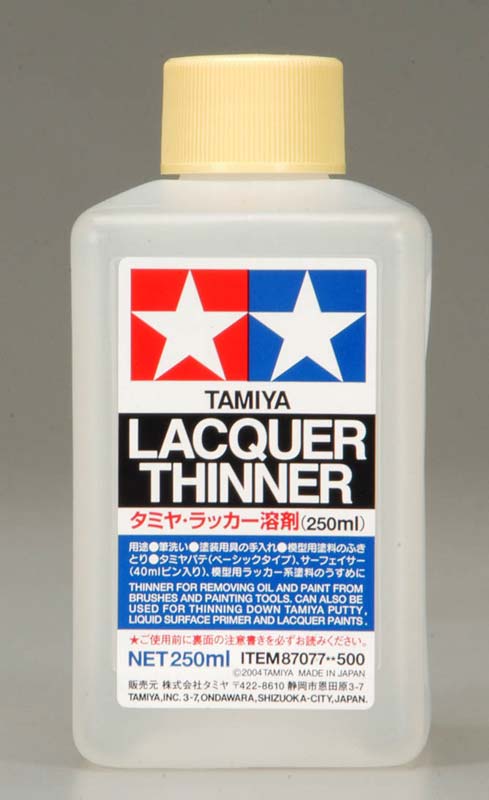 Tamiya 87077 Lacquer Thinner 8 1/2 oz. Bottle