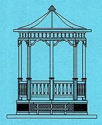 Grandt Line 3459 O Plain Garden Gazebo Dome Series Building Kit