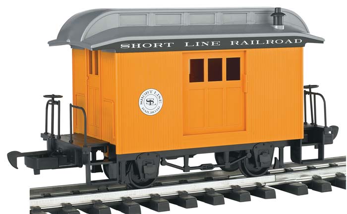 Bachmann 97096 G Scale Short Line Baggage Car Yellow