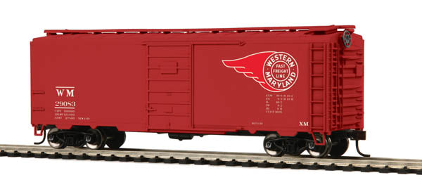 MTH 85-74049 HO Scale Western Maryland 40' PS-1 Boxcar #29083
