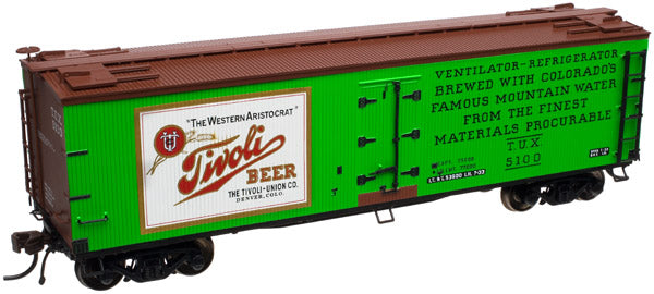 Atlas 20001475 HO Tivoli Beer 40' Wood Reefer #5100