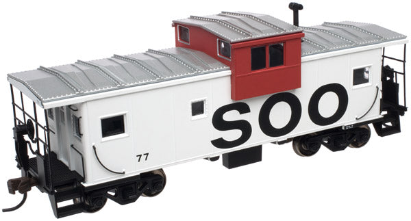 Atlas 20001575 HO Scale SOO Line Extended Vision Caboose #77