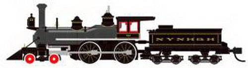 Atlas 40000467 N 4-4-0 Loco NH #629/blk&gld