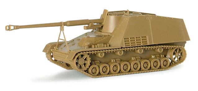 Herpa 742382 HO Roco Former German Army WWII Panzerjager Nashorn MiniTanks