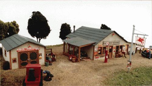 JL Innovative Design 321 HO Scale Saw Pit Store Wooden Kit