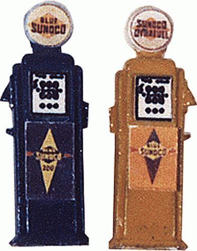 JL Innovative Design 588 HO Sunoco Painted Deluxe Custom Gas Pump (Pack of 2)