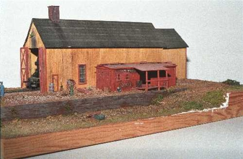 JV Models 1024 N Scale Haliburton Enginehouse Kit