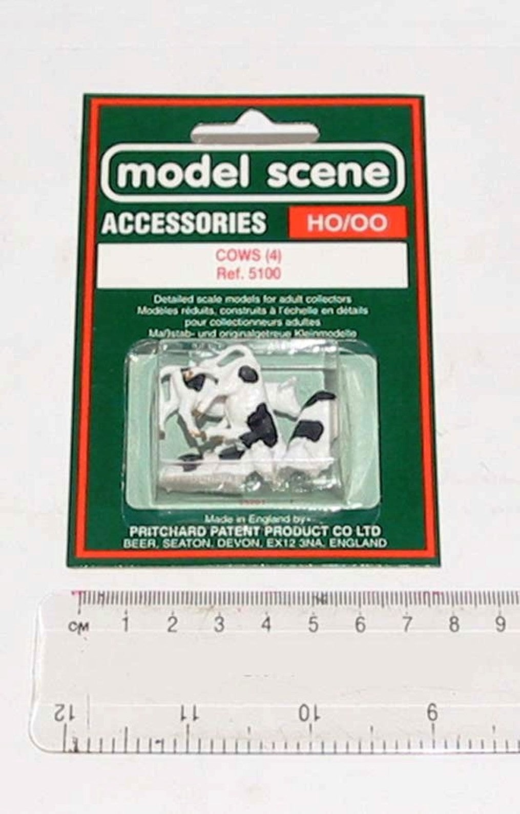 Modelscene 5100 HO/OO Cows Figures (Set of 4)