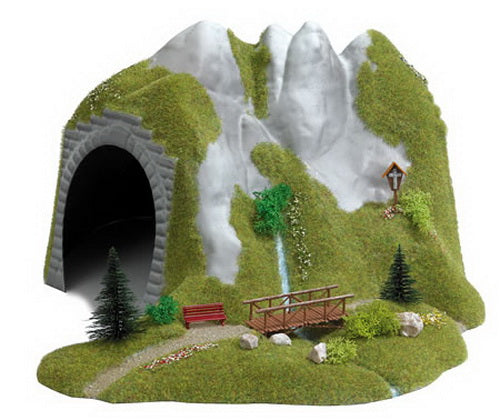 Busch 3016 Tunnel w/Stream/Footbridg