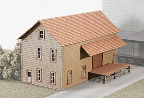 Micro-Trains 49990914 N Grain Co-op Laser Cut Wood Structure Kit