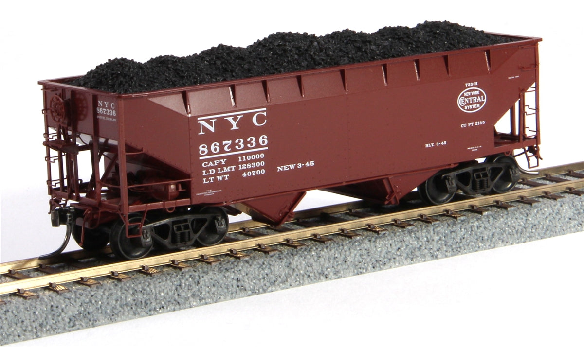 Kadee 7043 HO New York Central PS-2 2-Bay Covered Hopper #867336