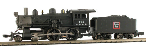 Model Power 87624 N Chicago Burlington & Quincy 4-4-0 Locomotive w/ Tender #462