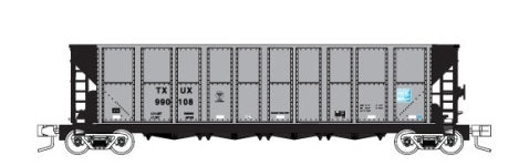Fox Valley Models 83182 N TXUX RD-4 12-Pack Hopper Cars #2 (Set of 12)