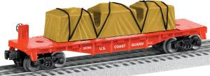Lionel 6-39396 O Scale US Coast Guard Flatcar w/Load