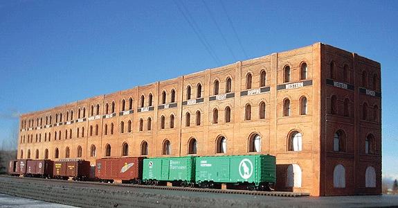Downtown Deco 2010 Shipping Warehouse Background Flat